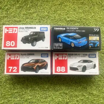 [ 미사용 ] 토미카 PREMIUM 포함 미니카 세트 4대