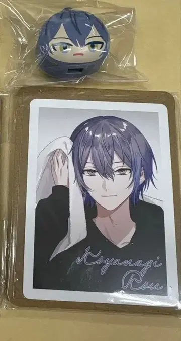 니지산지 빗쿠라타마고 츠무마루 vol.4 코야나기 로우 카드 마스코트