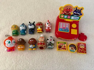 호빵맨 완구 묶음 판매 손가락 인형 계산대 세트