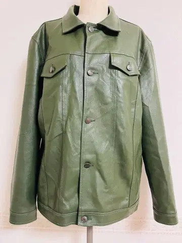 남성 패션 PU 가죽 자켓 속기모