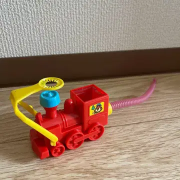 레어 쇼와 당시 기관차형 샤봉 비눗방울 레트로 완구