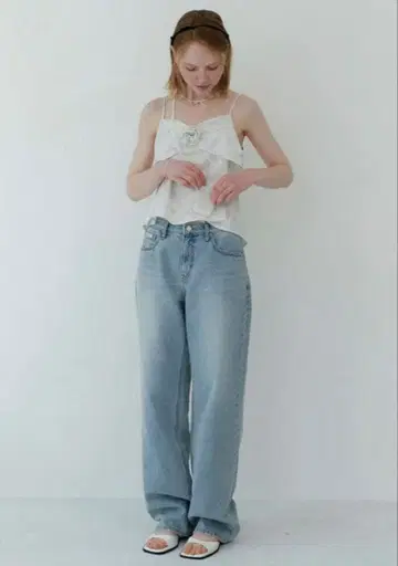 순수 미드 라이즈 메로우진 스커트 세트