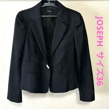 조셉 1버튼 테일러드 자켓 36 블랙 JOSEPH