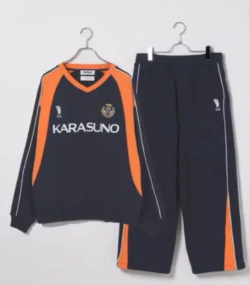 [하이큐!! 콜라보] RAGEBLUE 카라스노 고교 자수 프린트 맨투맨