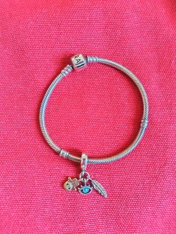 판도라 실버 팔찌 참 포함