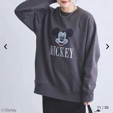 [새상품급] 미키 맨투맨 프린트