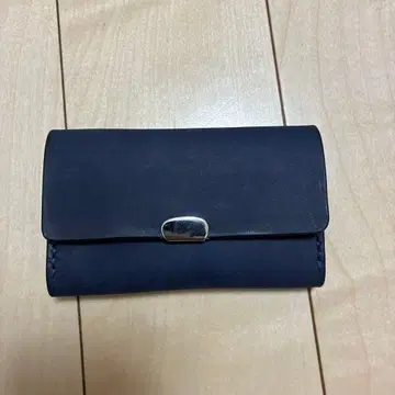 새상품 특주 네이비 이탈리아 가죽 텍사스 명함지갑 카드 케이스 천연 가죽