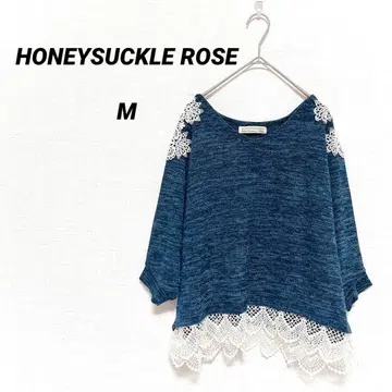 HONEYSUCKLE ROSE 밑단 레이스 돌먼 튜닉 M 그린 계열
