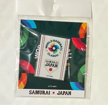 WBC 2026 아크릴 핀 배지 B 세로 사무라이 재팬 미개봉 새상품