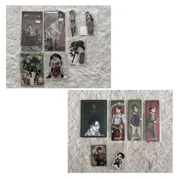 진격의 거인 리바이 아크릴 스탠드 책갈피 브로마이드 스티커 세트