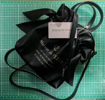 메종 드 플뢰르 미니 더블 리본 2Way 토트백