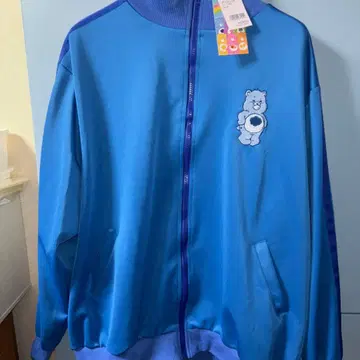 ACDCRAG 케어베어 콜라보 자켓 저지 블루 파랑 데코라 하라주쿠