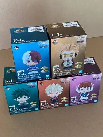 제일복권 나의 히어로 아카데미아 이어지는 마음 F상 SOFVIC츄 5종