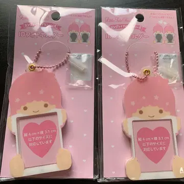 산리오 키키라라 엔조이 아이돌 시리즈 ID 포토 홀더 핑크 2개