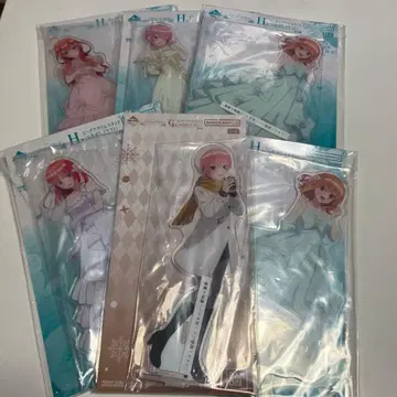 제일복권 5등분의 신부 빅 아크릴 스탠드 세트