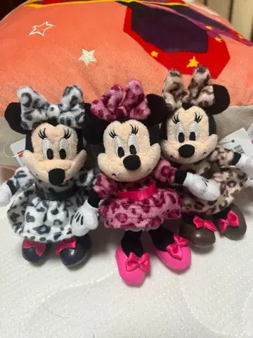 미니 마우스 봉제 인형 3체 세트