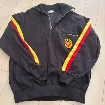 [ 구제 의류 ] 80s 독일군 하프 지퍼 맨투맨 저지 m52