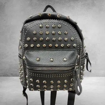 컨디션 최상 Y2K 지뢰계 지뢰계 스터드 미니 백팩 블랙
