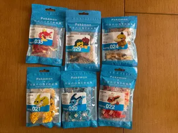 나노 블록 샤워즈, 부스터, 썬더스, 잉어킹, 코닥, 불꽃숭이