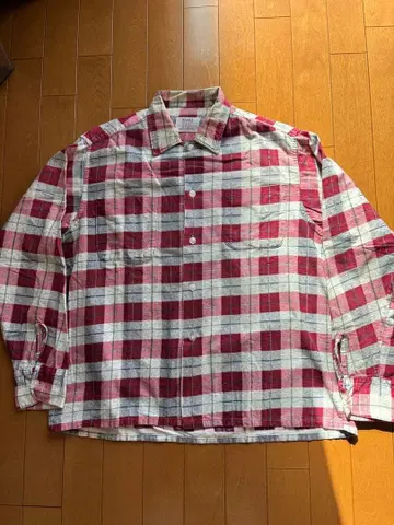 SEARS, 50~60년대 프린트 플란넬 셔츠, 구제 의류, 빈티지