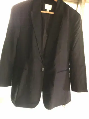 H&M 블랙 테일러드 자켓