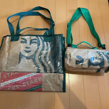 스타벅스 종이 봉투 가공 백 파우치