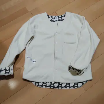 graniph 플리스 노카라 자켓 S