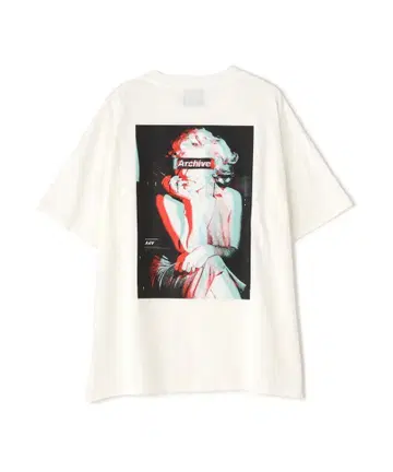 [ 6000엔 ] A4A T셔츠 L사이즈 MONROE 화이트