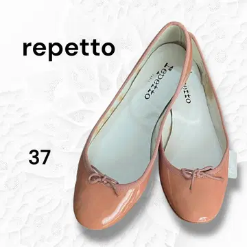 repetto 레페토 플랫슈즈 핑크 베이지 에나멜 37