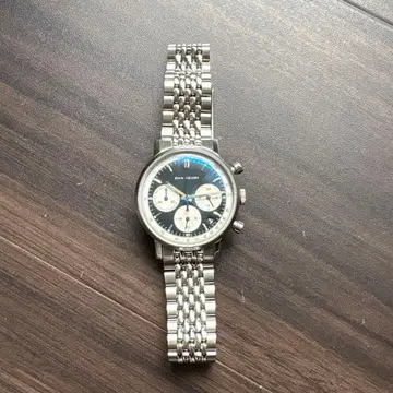 DAN HENRY 크로노그래프 손목시계 실버/블랙