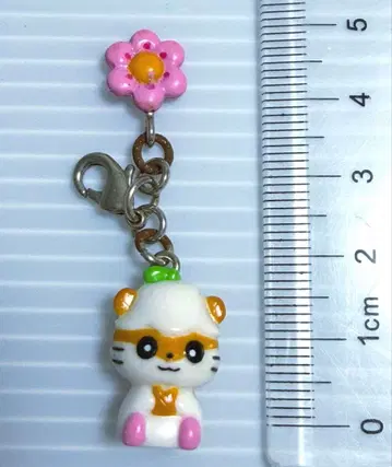 꽃 코로코로쿠리린 키링 헤이세이 레트로 산리오 지퍼 마스코트