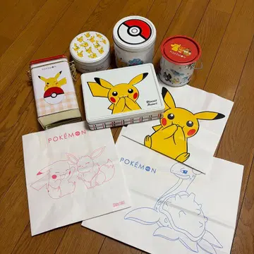 포켓몬 피카츄 빈 캔 세트