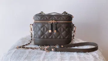 RANDA 퀼팅 숄더백 브라운