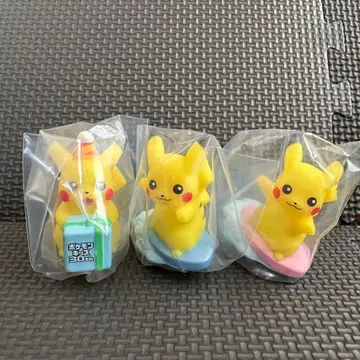 포켓몬 키즈 30주년 파도타기 피카츄 축하 피카츄 3세트