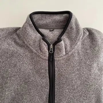 UNIQLO 그레이 플리스 하이넥 자켓 3XL