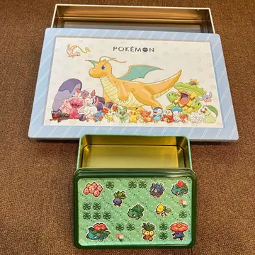 포켓몬 초콜릿용 빈 캔 2개