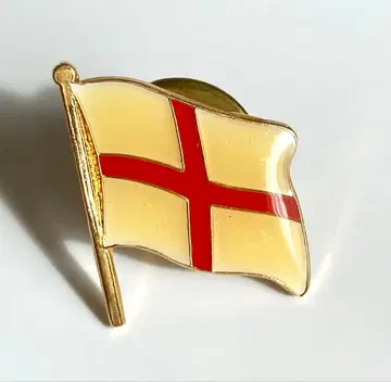 잉글랜드 국기 핀 배지
