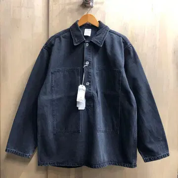 휴스턴 데님 풀오버 셔츠 빈티지 블랙 데님 블랙 XXL
