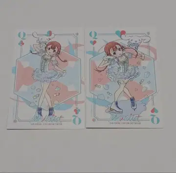 메달리스트 산리오 콜라보 특전 트럼프풍 미니 카드 시카모토 스즈