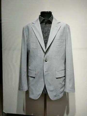 라이트 그레이 테일러드 자켓 L 사이즈 NO.164