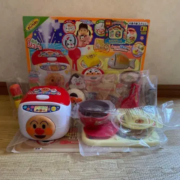 호빵맨 밥솥 봉제 인형 세트