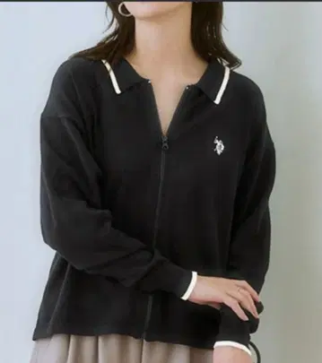 U.S POLO ASSN 옷깃 라인 가디건 LL