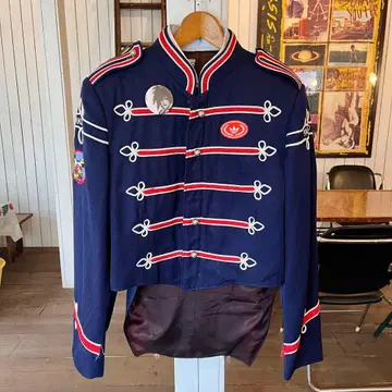 80's 마칭 밴드 나폴레옹 재킷 벨벳