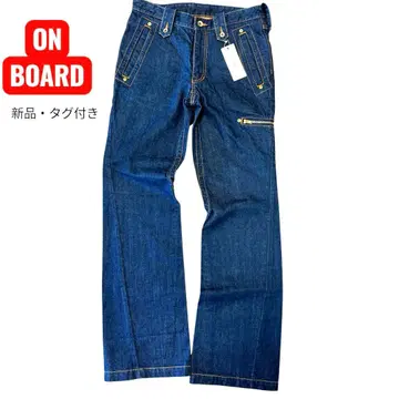 새상품, 택 포함 ON BOARD 스트레이트 데님 인디고 Y2K