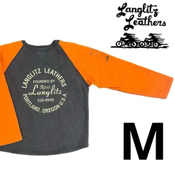 [당일 발송] Langlitz Leathers 오렌지/그레이 트레이닝복