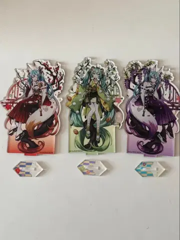 하츠네 미쿠 아크릴 스탠드 3개 세트