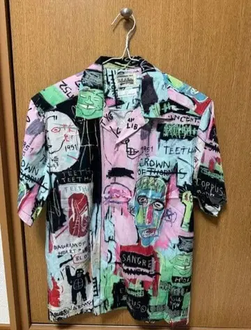 한정 가격 JEAN MICHEL BASQUIAT 알로하 셔츠