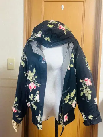 레어 PINK HOUSE 후드 부착 점퍼 블루종 카네코 이사오