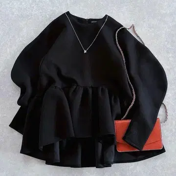 인기 트루 바이 마리코 오이카와 Kirill 페플럼 상의 키릴 블랙