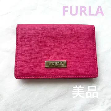 [ 새상품급 ] FURLA 훌라 명함지갑 카드 케이스 핑크